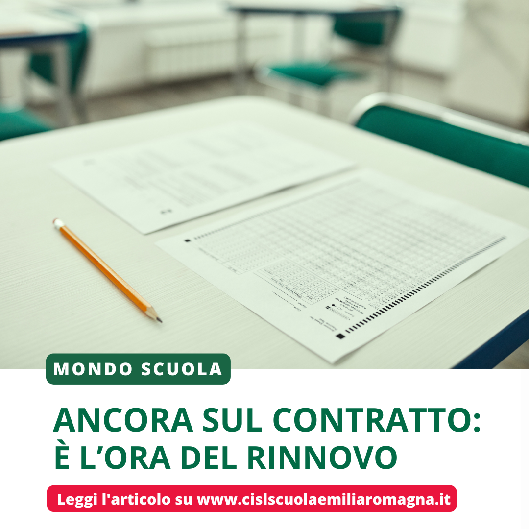 Ancora sul contratto: è l’ora del rinnovo